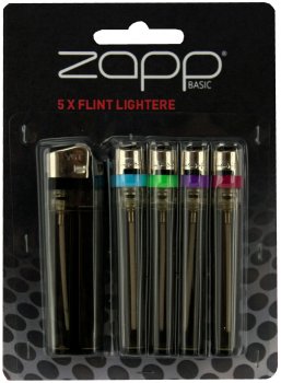 Tändare Flint Lighter 5-pack Zapp