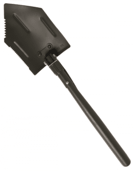 Miltec US Folding Shovel With Pouch Rubbered